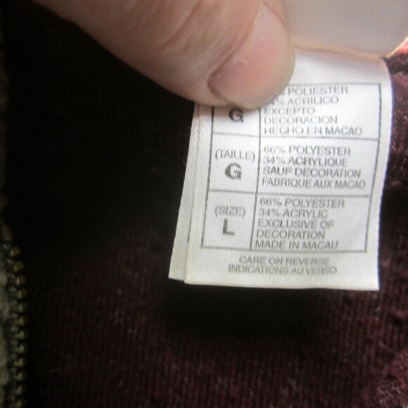 DISNEY LADY & THE TRAMP FLEECE, FALL THEME LARGE RN84167 - Picture 6 of 9